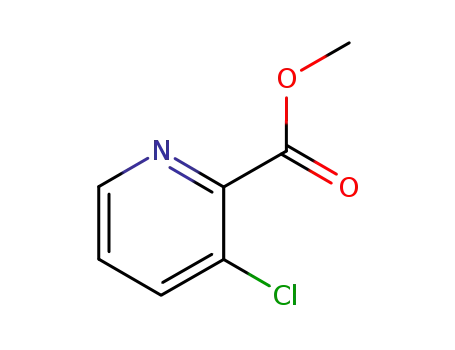 Molecular Structure of 116383-98-3 (Methyl 3-chloropicolinate)