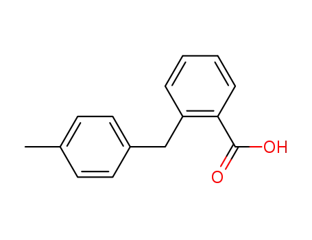 Molecular Structure of 5398-16-3 (2-(4-methylbenzyl)benzoic acid)