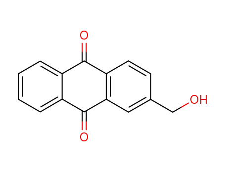 Molecular Structure of 17241-59-7 (2-(HYDROXYMETHYL)ANTHRAQUINONE)