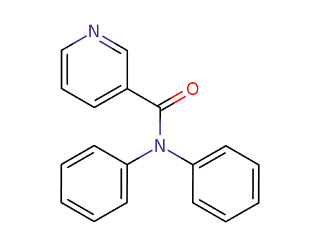 Molecular Structure of 64280-24-6 (3-Pyridinecarboxamide, N,N-diphenyl-)
