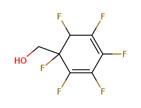 Molecular Structure of 66820-45-9 (1-hydroxymethyl-1,2,3,4,5,6-hexafluoro-3,5-cyclohexadiene)