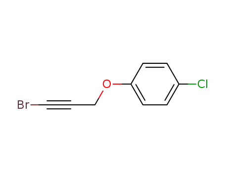 Molecular Structure of 706-12-7 (Benzene, 1-[(3-bromo-2-propynyl)oxy]-4-chloro-)