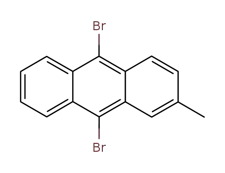 Molecular Structure of 177839-45-1 (9,10-Dibromo-2-methylanthracene)