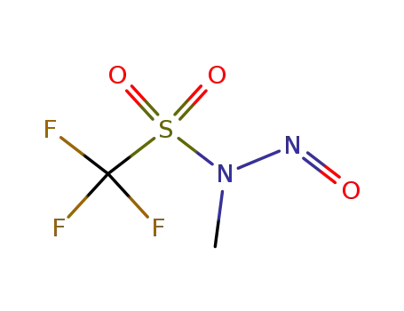 Molecular Structure of 114533-01-6 (Methanesulfonamide, 1,1,1-trifluoro-N-methyl-N-nitroso-)
