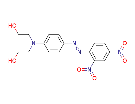 Molecular Structure of 60129-67-1 (2,2'-[[4-[(2,4-dinitrophenyl)azo]phenyl]imino]bisethanol)