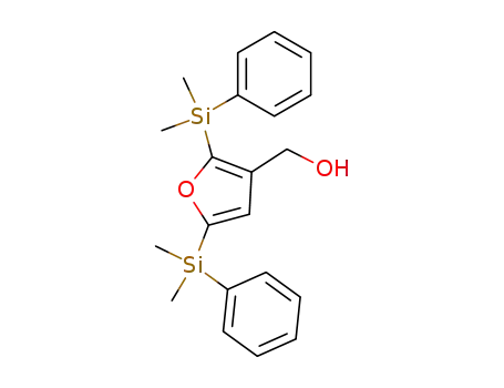 [2,5-Bis-(dimethyl-phenyl-silanyl)-furan-3-yl]-methanol