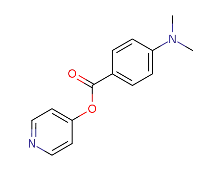 Molecular Structure of 74669-55-9 (Benzoic acid, 4-(dimethylamino)-, 4-pyridinyl ester)