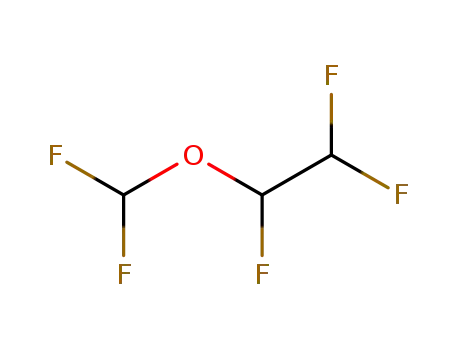Molecular Structure of 60113-74-8 (1-(difluoromethoxy)-1,2,2-trifluoroethane)