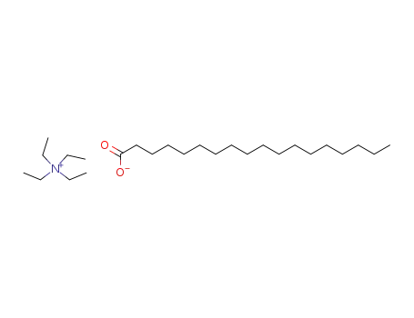 Molecular Structure of 27325-75-3 (tetraethylammonium stearate)