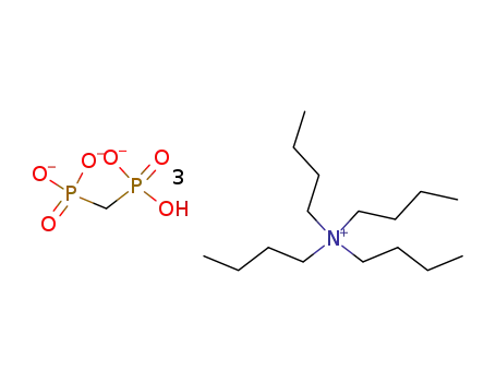 Molecular Structure of 93978-76-8 (tris(tetrabutylammonium) salt of methylenebis(phosphonic acid))