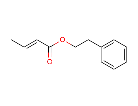 Molecular Structure of 68141-20-8 (PHENYLETHYL-CROTONATE)