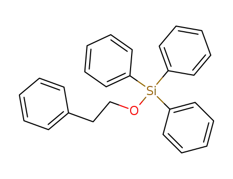 Molecular Structure of 18758-56-0 (1-(triphenylsiloxy)-2-phenylethane)