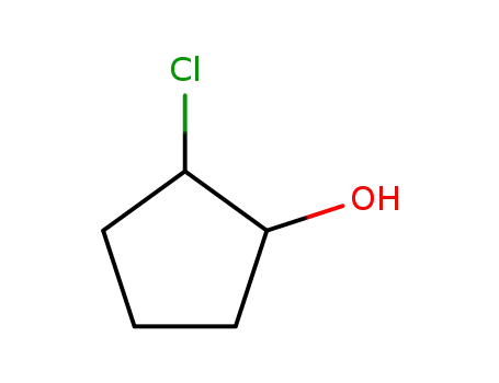 Molecular Structure of 69578-06-9 (2-chlorocyclopentane-1-ol)