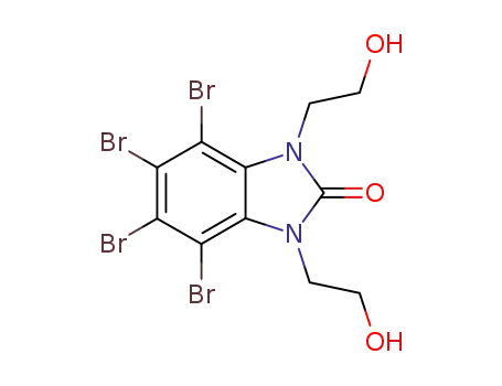 4,5,6,7-Tetrabromo-1,3-dihydro-1,3-bis(2-hydroxyethyl)-2H-benzimidazol-2-one