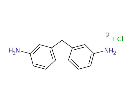 Molecular Structure of 13548-69-1 (2,7-Diaminofluorene dihydrochloride)
