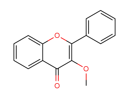 Molecular Structure of 7245-02-5 (3-METHOXYFLAVONE)