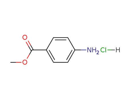 Molecular Structure of 63450-84-0 (Methyl 4-aminobenzoate hydrochloride)