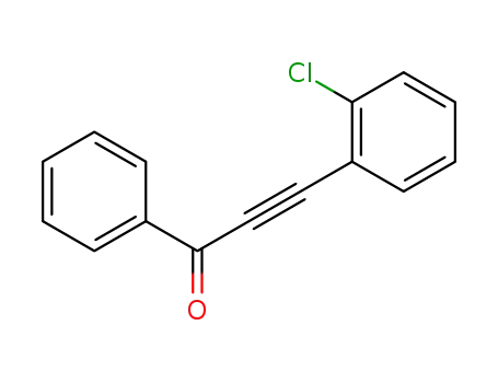 Molecular Structure of 129972-91-4 (3-(2-chlorophenyl)-1-phenylprop-2-yn-1-one)