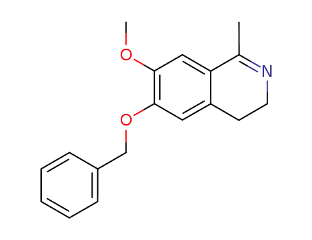 6-benzyloxy-7-methoxy-1-methyl-3,4-dihydroisoquinoline