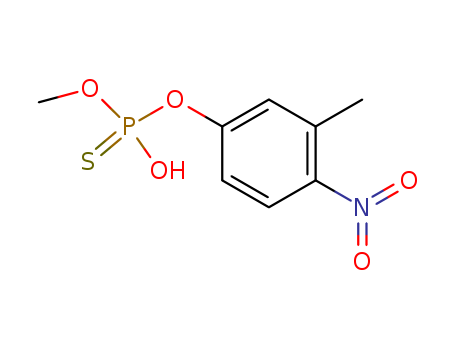 Phosphorothioic acid, O-methyl O-(3-methyl-4-nitrophenyl) ester