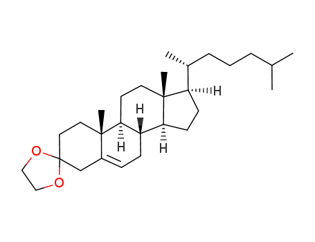 Molecular Structure of 3496-88-6 (3,3-ethylenedioxycholest-5-ene)