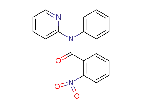 Molecular Structure of 87281-92-3 (2-Nitro-N-phenyl-N-pyridin-2-yl-benzamide)