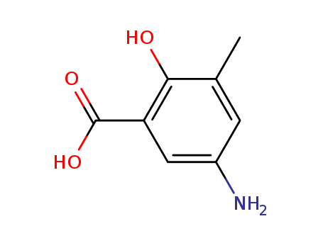 5-Amino-2-hydroxy-3-methylbenzoic acid Cas no.6265-14-1 98%