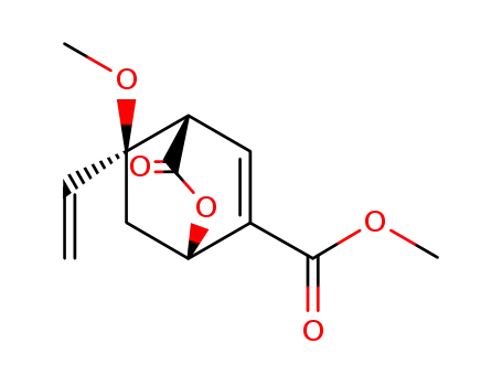 methyl 8-methoxy-8-vinyl-3-oxo-2-oxabicyclo<2.2.2>oct-5-ene-6-carboxylate