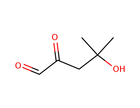 Molecular Structure of 10435-98-0 (4-hydroxy-4-methyl-2-oxo-pentanal)