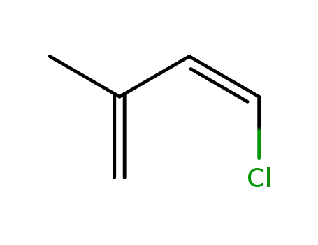 Molecular Structure of 51034-46-9 (1,3-Butadiene, 1-chloro-3-methyl-)