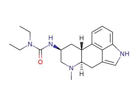Urea,N,N-diethyl-N'-[(8a)-6-methylergolin-8-yl]- cas  37686-84-3