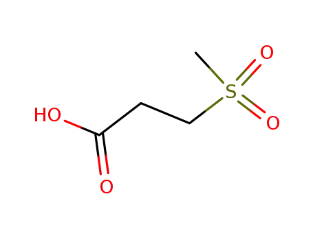 Molecular Structure of 645-83-0 (3-(METHYLSULFONYL)PROPANOIC ACID)