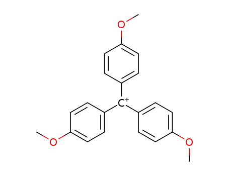 Molecular Structure of 14039-13-5 (Methylium, tris(4-methoxyphenyl)-)