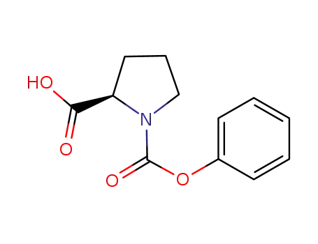 Molecular Structure of 105370-80-7 ((R)-pyrrolidine-1,2-dicarboxylic acid 1-phenyl ester)