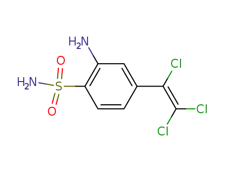 Benzenesulfonamide, 2-amino-4-(trichloroethenyl)-
