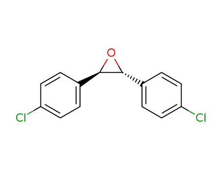 Molecular Structure of 62006-50-2 (Oxirane, 2,3-bis(4-chlorophenyl)-, trans-)