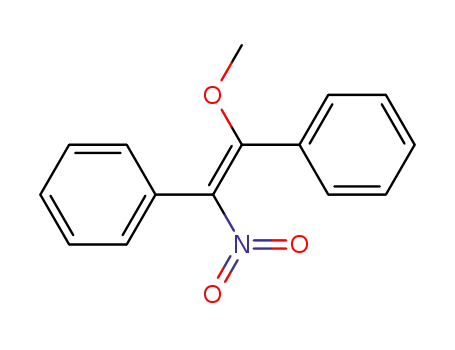 Molecular Structure of 96746-56-4 ((E)-β-Methoxy-α-nitrostilbene)