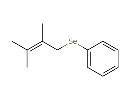 Molecular Structure of 16599-75-0 (2,3-dimethyl-2-butenyl phenyl selenide)