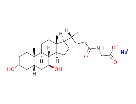 Ursodeoxycholylglycine sodium