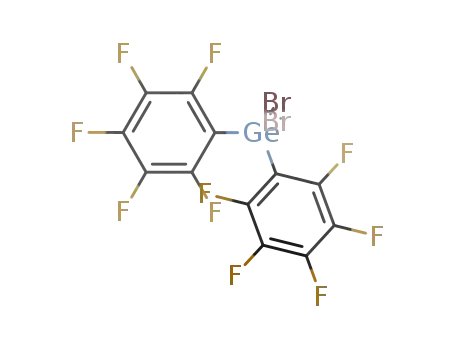 Molecular Structure of 10177-65-8 (Germane, dibromobis(pentafluorophenyl)-)