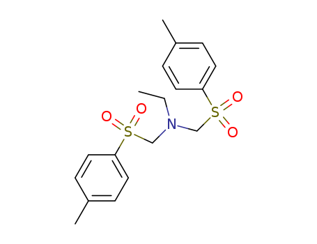 N,N-bis[(4-methylphenyl)sulfonylmethyl]ethanamine
