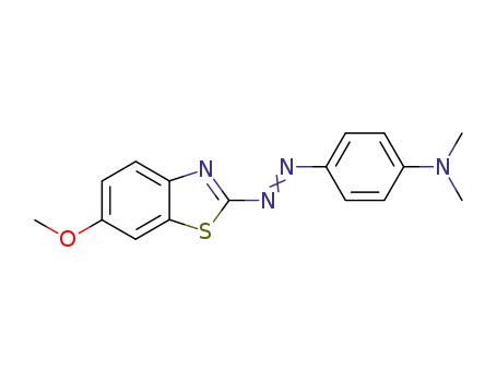 4-[(6- 메 톡시 벤조 티아 졸 -2- 일) 아조] -N, N- 디메틸 아닐린