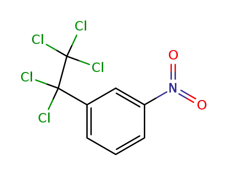 Molecular Structure of 721-24-4 (3-Nitro Penta Chloro Ethyl Benzene)