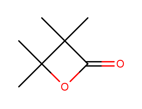 Molecular Structure of 10008-69-2 (2-Oxetanone, 3,3,4,4-tetramethyl-)