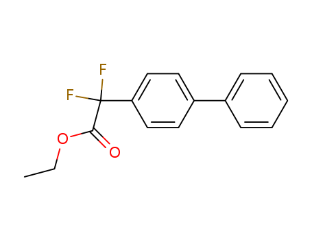 2-([1,1'-biphenyl]-4-yl)-2,2-difluoroacetic acid ethyl ester