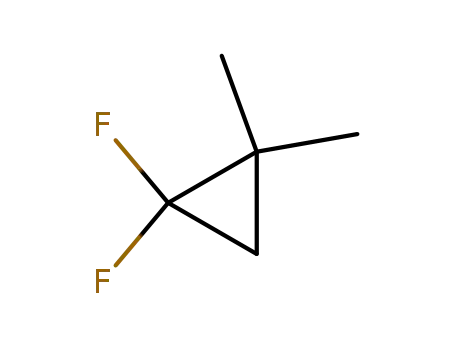 Molecular Structure of 335-03-5 (1,1-difluoro-2,2-dimethylcyclopropane)