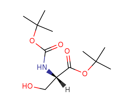 (S)-tert-Butyl 2-((tert-butoxycarbonyl)aMino)-3-hydroxypropanoate
