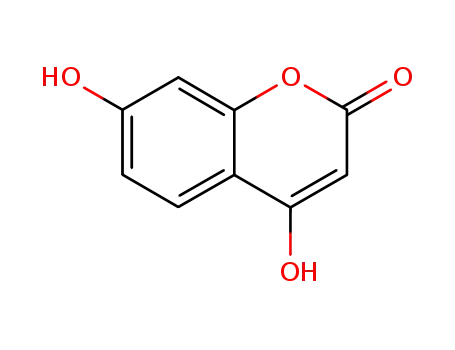 Molecular Structure of 1983-81-9 (4,7-DIHYDROXYCOUMARIN)