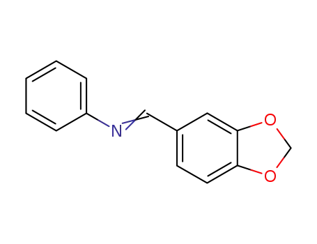 Molecular Structure of 27738-39-2 (3,4-METHYLENEDIOXYBENZYLIDENE ANILINE)