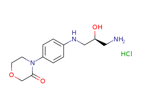 (S)-4-(4-((3-amino-2-hydroxypropyl)amino)phenyl)morpholin-3-one hydrochloride